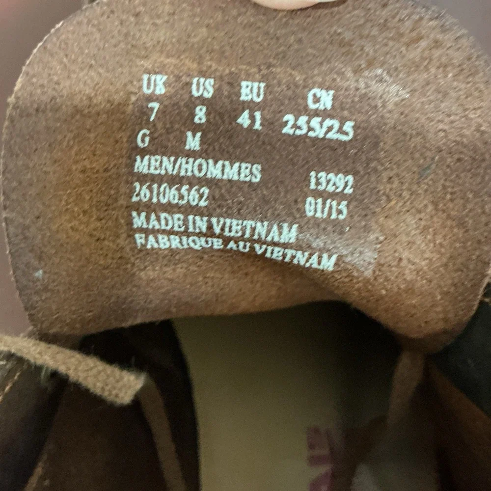 Clarks Originals Desert Boots Mens Size 8 M Brown Leather Chukka Ankle